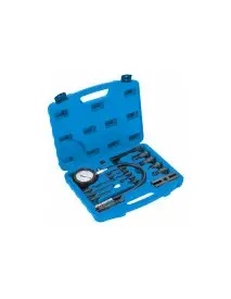 Tester de masurat compresia, Hogert, pentru motor diesel, 16 piece, HT8G410