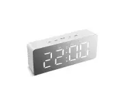 Ceas electronic cu alarma, Bass Polska, termometru, oglinda, 11110