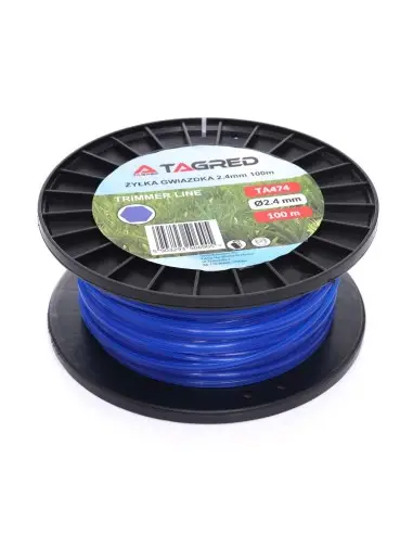 Fir de taiere pentru motocoasa , Tagred profesional, 2,4 mm, 100 m, Ta474