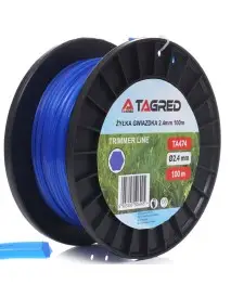 Fir de taiere pentru motocoasa , Tagred profesional, 2,4 mm, 100 m, Ta474