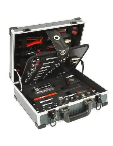 Set unelte profesionale in valiza metalica, Notig Tools, 90 buc, N4803