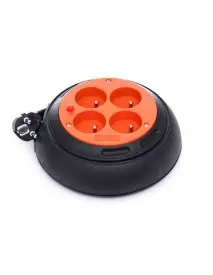 Prelungitor de gradina, Kraft&Dele, cablu de 6m, cu 4 prize, KD4038