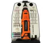 Mini freza de 12V, Kraft&dele, 12V, 55 de accesorii, kd1669