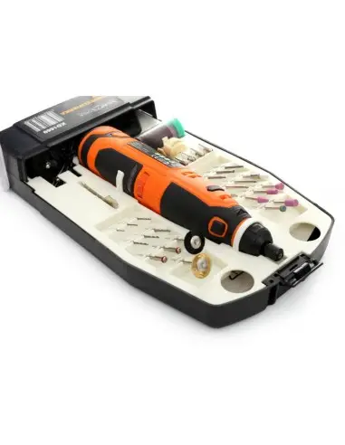 Mini freza Kraft&Dele KD1669 12V, 55 accesorii