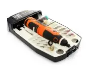 Mini freza Kraft&Dele KD1669 12V, 55 accesorii