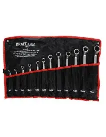 Set chei combinate din otel, Kraft&Dele,12 piese, KD10939