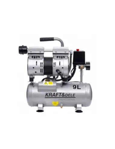 Compresor fara ulei, Kraft&Dele, 9L, KD1384