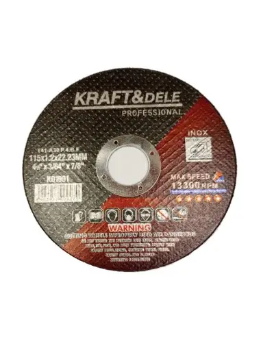 Disc de taiere profesional, Kraft&Dele, 115mm, KD1991 Disc de taiere profesional, Kraft&Dele, 115mm, KD1991