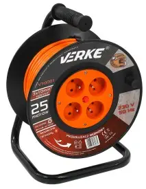 Prelungitor rola, Verke, 25m, 4 prize, 3x1mm, V70001