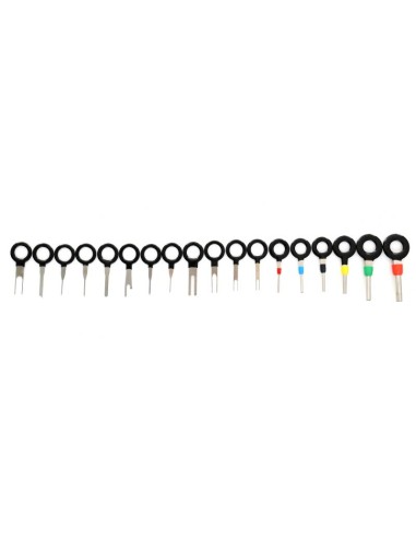 Set extractor de pini din mufe, Kraft&dele, 18 piece, kd1133 Set extractor de pini din mufe, Kraft&dele, 18 piece, kd1133