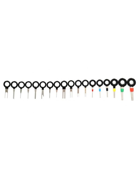 Set extractor de pini din mufe, Kraft&dele, 18 piece, kd1133 Set extractor de pini din mufe, Kraft&dele, 18 piece, kd1133