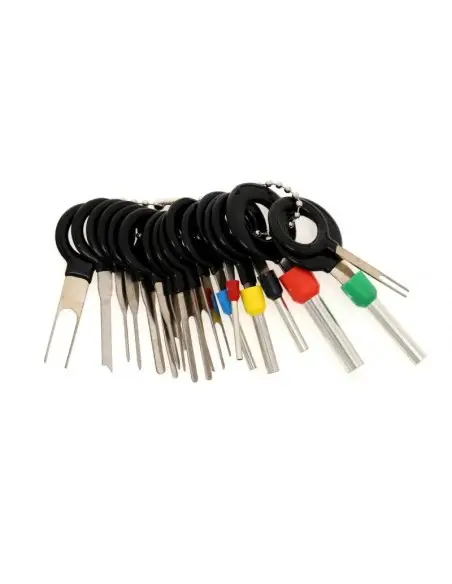 Set extractor de pini din mufe, Kraft&dele, 18 piece, kd1133 Set extractor de pini din mufe, Kraft&dele, 18 piece, kd1133