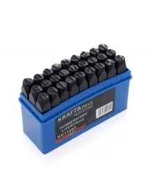 Poansoane de marcate cu litere, Kraft&dele, 27 piece, KD11205