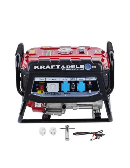 Generator de curent, Kraft&dele, 3000w, pe benzina, KD136 Generator de curent, Kraft&dele, 3000w, pe benzina, KD136