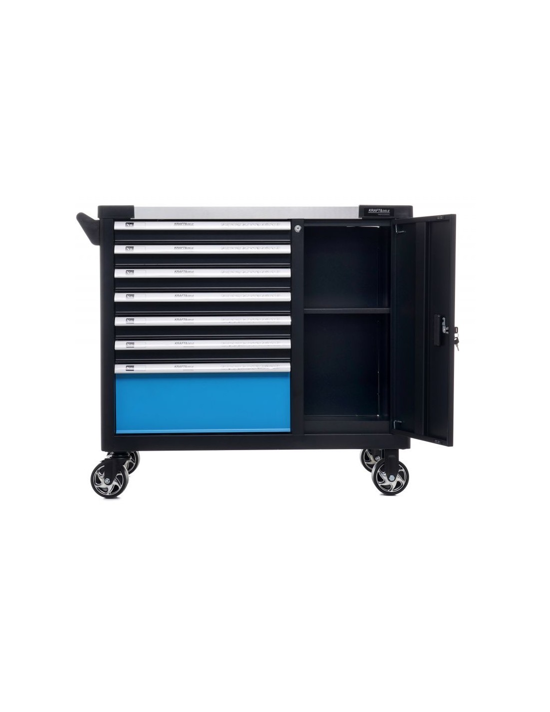 Dulap pentru Scule Kraft&Dele KD1069 - 309 Elemente, 7 Sertare