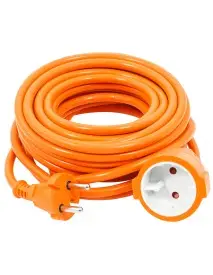 Prelungitor pentru gradina, Verke, 2x1,0mm, 20m, V70101