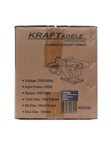 Slefuitor cu disc-curea, Kraft&dele,...