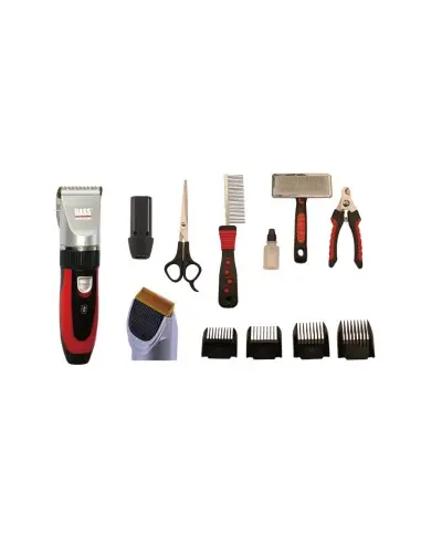 Masina de tuns fara fir pentru animale Bass Polska, set complet