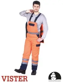 Salopeta de protectie reflectorizanta LH-BIBWINTER RAW-POL - Salopete reflectorizante