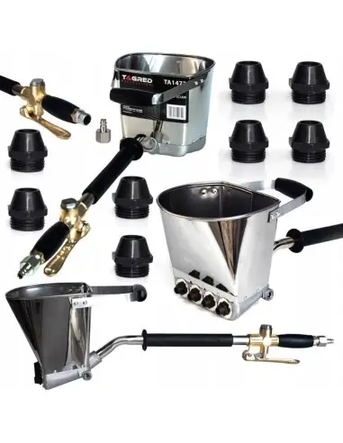Masina de tencuit pereti, Tagred, inox 60 mp/ora, cu 4 duze