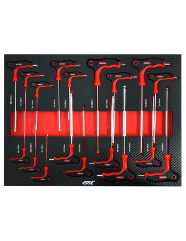 Dulap scule, 298 piese, V33108, Verke
