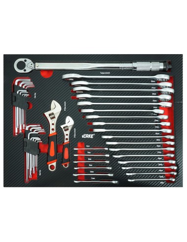 Dulap scule, 298 piese, V33108, Verke