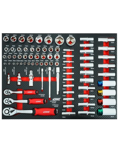 Dulap scule, 298 piese, V33108, Verke