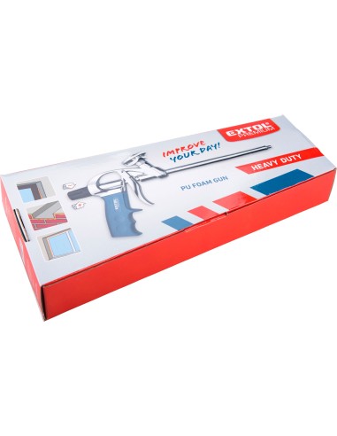 PROFI PU foam gun, 8845200, reglare debit, cadru nichelat PROFI PU foam gun, 8845200, reglare debit, cadru nichelat
