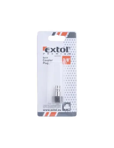 Quick Coupler Plug, EXTOL PREMIUM, 8865125, G-3/8"