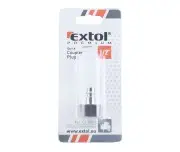 Quick coupler plug, EXTOL PREMIUM, 8865126, G-1/2"