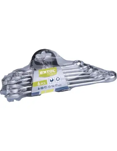 Chei combinate 8-17mm 6 buc, EXTOL CRAFT, 6306B, 8-17mm, 6 buc