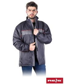 Geaca de protectie gri matlasata Sport RAW-POL - Geaca de iarna