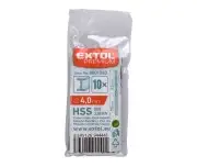 Burghiu HSS metal, 10 buc, 4.0 mm, 8801040, DIN 338 RN