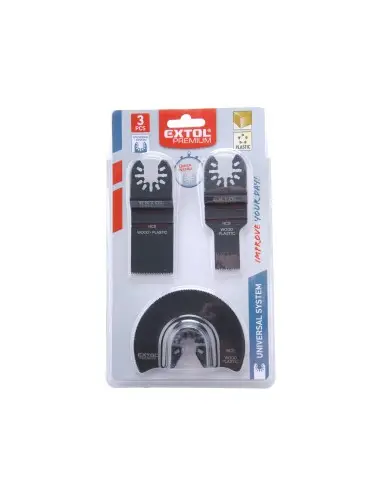 Set unelte multifunctionale, EXTOL PREMIUM, 8803823, disc 88 mm, lame 20/34 mm Set unelte multifunctionale, EXTOL PREMIUM, 8803823, disc 88 mm, lame 20/34 mm