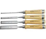 Dalta cu maner din fag, 8812420, CrV, 6-12-25mm