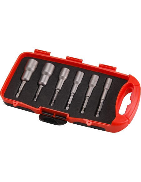 Set 6 buc, Extol Premium, 8819630, 1/4" hex, magnet