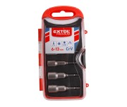 Set 6 buc, Extol Premium, 8819630, 1/4" hex, magnet