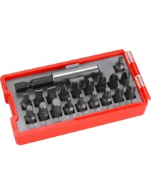 Set de biti 20 pcs, EXTOL PREMIUM, 8819640, suport magnetic
