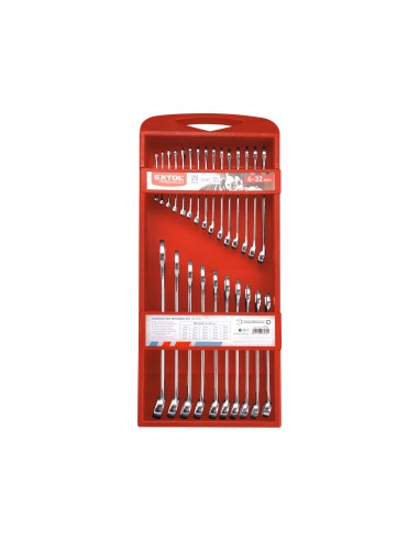 Chei combinate 6-32mm, EXTOL PREMIUM, 6350, CrV, 25pcs Chei combinate 6-32mm, EXTOL PREMIUM, 6350, CrV, 25pcs