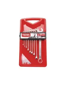 Chei combinate 6-19mm, EXTOL PREMIUM, 6352, CrV, 9 piese