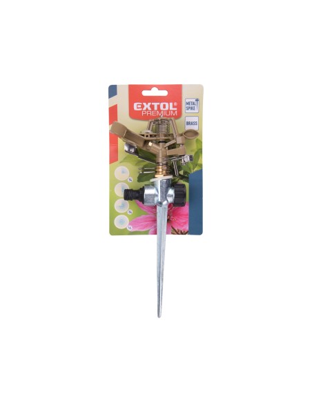Metal pulse sprinkler, alamă, EXTOL PREMIUM, 70219 Metal pulse sprinkler, alamă, EXTOL PREMIUM, 70219