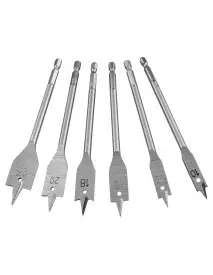 Burghiu plat lemn, EXTOL CRAFT, 1170, 10-25x150mm, set 6 piese