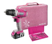 Bormasina si surubelnita fara fir, 12V, Extol Lady, 402401, 18Nm, 1300mAh