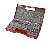 36pcs Torx Set, FORTUM, 4700020, 1/4", 1/2"