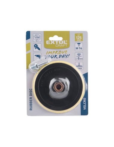 Disc suport M14, EXTOL CRAFT, 108530, 125 mm, 12 200 rpm