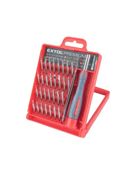 Surubelnita ceasornicarie, set 32 piese, 8819105, mini bituri, penseta