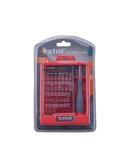 Surubelnita ceasornicarie, set 32 piese, 8819105, mini bituri, penseta