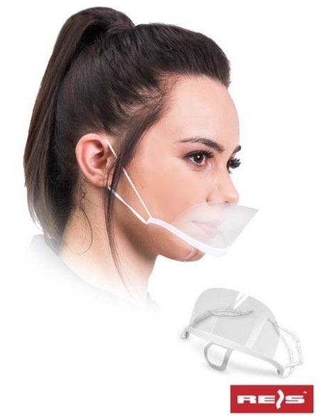 Scut facial din plastic Mas-Air T pentru industria alimentara Reis - Acasa Scut facial din plastic Mas-Air T pentru industria alimentara Reis - Acasa