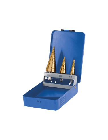 Set burghie trepte, EXTOL CRAFT, 20090, Titan, 3 piese Set burghie trepte, EXTOL CRAFT, 20090, Titan, 3 piese