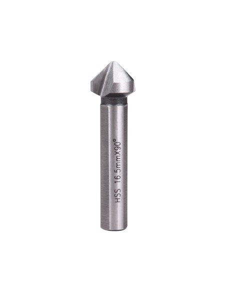 Freze conice 90°, 6 piese, 20094, 6,3-20,5mm, trei lame